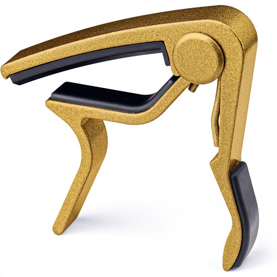 Gitaar Capo Deluxe - voor gitaren met stalen snaren – goud